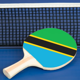 Pala De Ping Pong Bandera de Tanzania