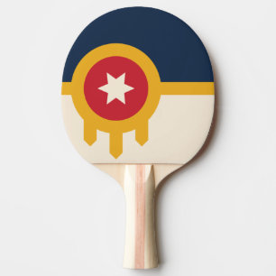 Pala De Ping Pong Bandera de Tulsa, Oklahoma