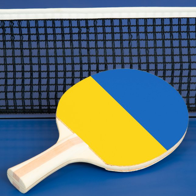 Pala De Ping Pong Bandera de Ucrania (in situ)