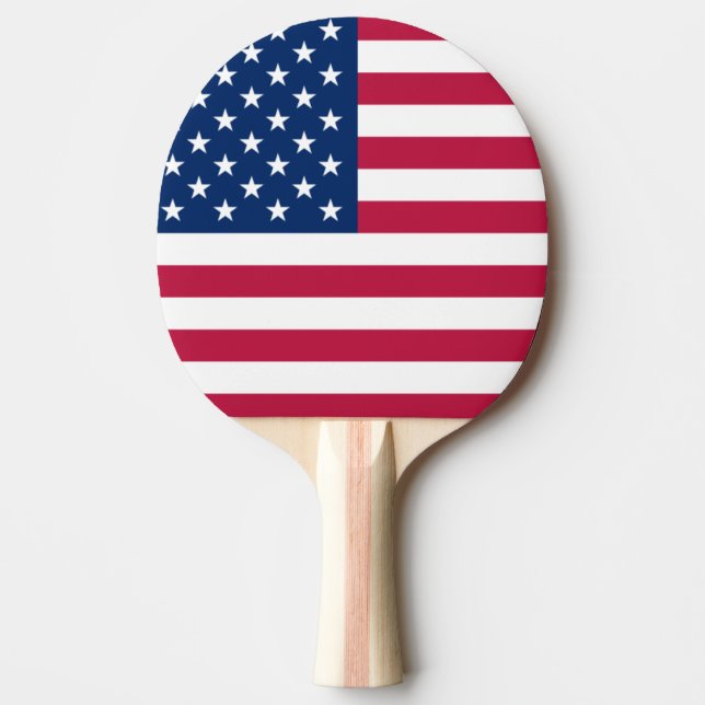 Pala De Ping Pong bandera de usa (Anverso)