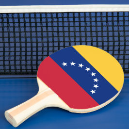 Pala De Ping Pong Bandera de Venezuela