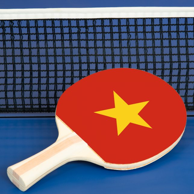 Pala De Ping Pong Bandera de Vietnam (in situ)