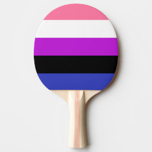 Pala De Ping Pong Bandera del Orgullo de Gélulos