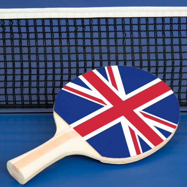Pala De Ping Pong Bandera del Reino Unido (in situ)