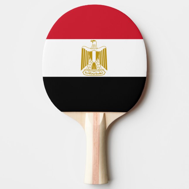 Pala De Ping Pong Bandera egipcia (Anverso)
