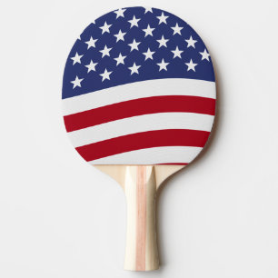 Pala De Ping Pong Bandera estadounidense Ping Pong Paddle