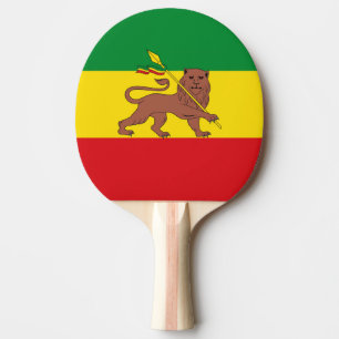Pala De Ping Pong Bandera etíope vieja