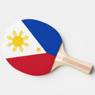 Pala De Ping Pong Bandera filipina de Filipinas