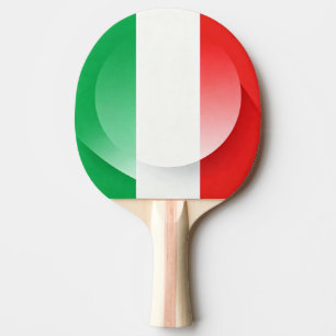 Pala De Ping Pong Bandera italiana Ping Pong Paddle