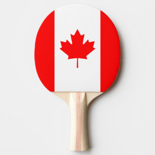 Pala De Ping Pong Bandera Nacional Patriótica de CANADÁ