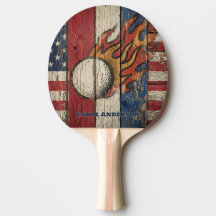 Bandera personalizada de madera rústica EE. UU. Bo