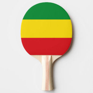 Pala De Ping Pong Bandera rastafariana rasta etíope