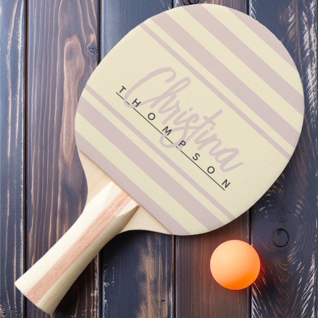 Pala De Ping Pong Banner de polo de mediados del siglo Lavanda Kiss  (Subido por el creador)