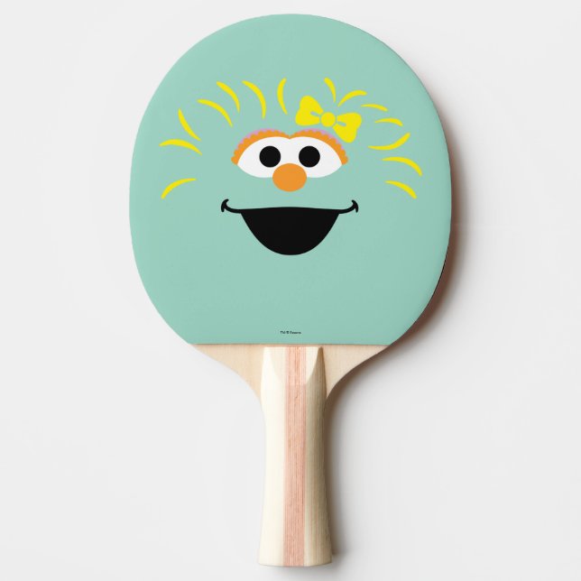 Pala De Ping Pong Barrio Sésamo | Arte Rosita Face (Anverso)