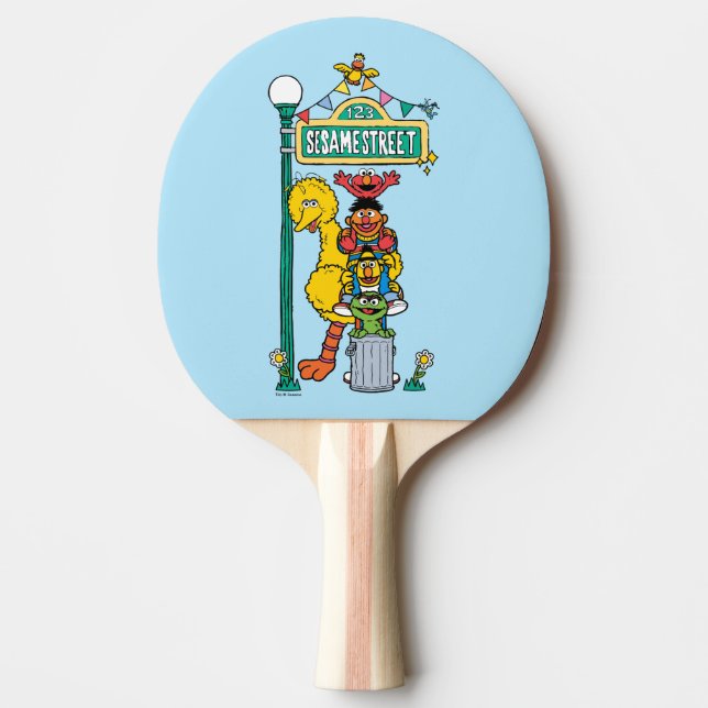 Pala De Ping Pong Barrio Sésamo | Bajo el Rótulo de Plaza Sésamo (Anverso)