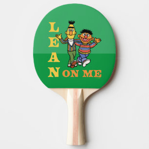 Pala De Ping Pong Barrio Sésamo   Bert y Ernie Lean sobre mí