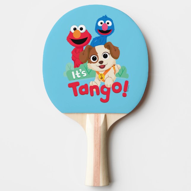 Pala De Ping Pong Barrio Sésamo | Es Tango con Elmo y Grover (Anverso)