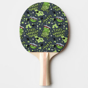 Pala De Ping Pong Barrio Sésamo Oscar el patrón de frase de grupo