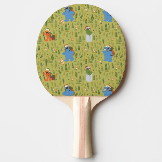 Pala De Ping Pong Barrio Sésamo | Patrón de amigos de Woodland (Anverso)