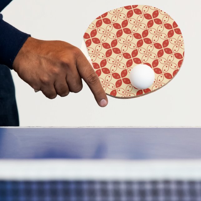Pala De Ping Pong Batik Kawung, patrón indonesio, javanés, etnia (in situ)