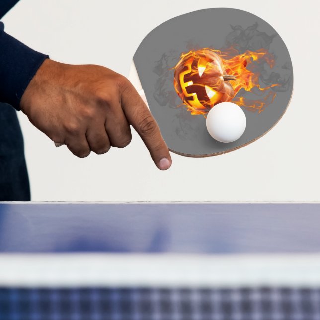Pala De Ping Pong Bats and Balls: Edición Halloween Ping Pong Paddle (in situ)