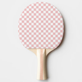 Pala De Ping Pong Bebé jugador damero rosa