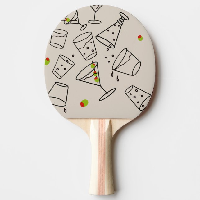 Pala De Ping Pong Bebidas Paleta de Ping Pong (Anverso)