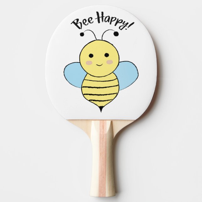 Pala De Ping Pong Bee Happy (Anverso)