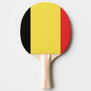 Pala De Ping Pong Bélgica Bandera Emblem