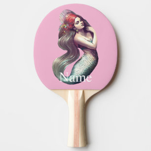 Pala De Ping Pong Belleza de la sirena pelirroja Thunder_Cove