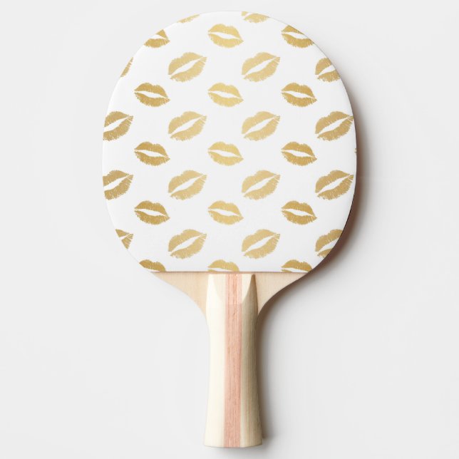 Pala De Ping Pong Besos Brillantes (Anverso)