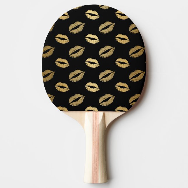 Pala De Ping Pong Besos dorados (Anverso)