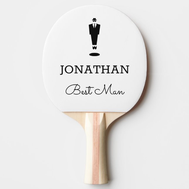 Pala De Ping Pong Best Man Gift Wedding Party Custom Personalized (Anverso)