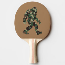 Pala De Ping Pong Bigfoot Sasquatch Camo
