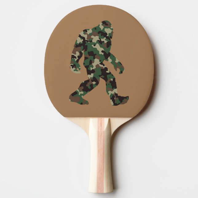 Pala De Ping Pong Bigfoot Sasquatch Camo (Reverso)