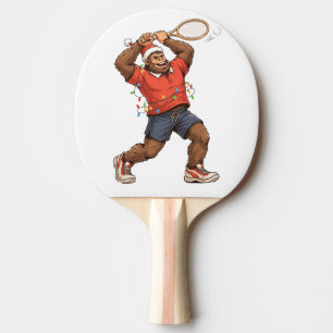 Pala De Ping Pong Bigfoot Sasquatch Tenis Navidad 2026 Fiesta