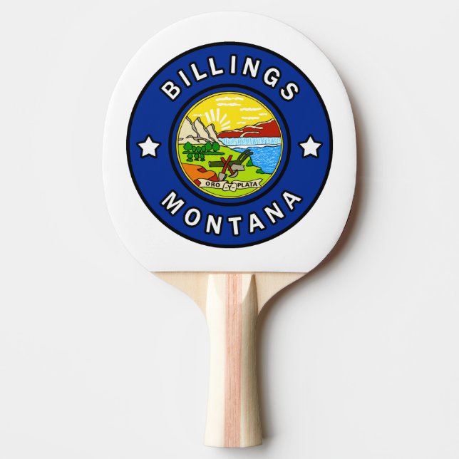 Pala De Ping Pong Billings Montana (Anverso)