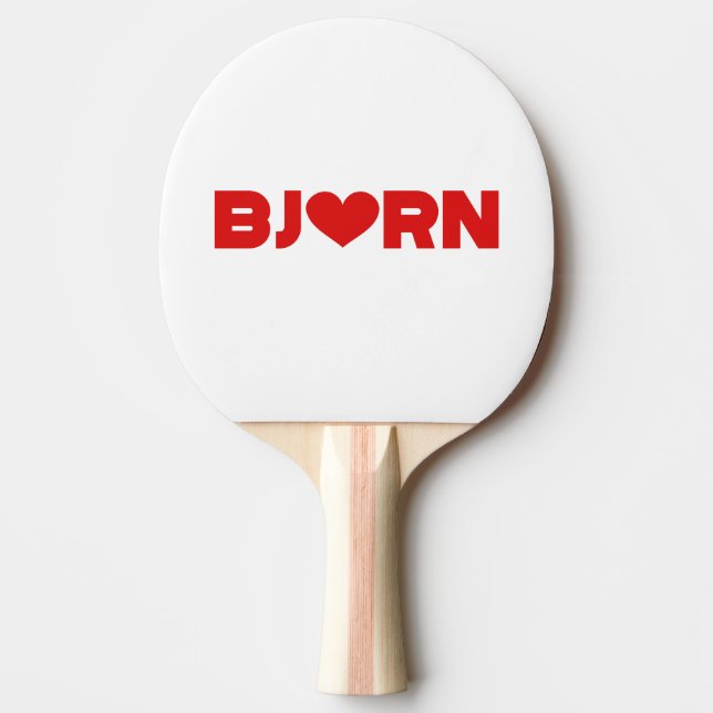Pala De Ping Pong Bjorn Love (Anverso)