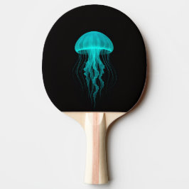 Pala De Ping Pong Black 4 Luxe ping pong paddle, Green Jellyfish