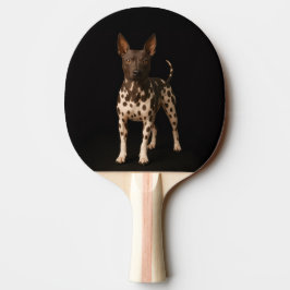 Pala De Ping Pong Black 4 Luxe ping pong paddle, Hairless Terrier