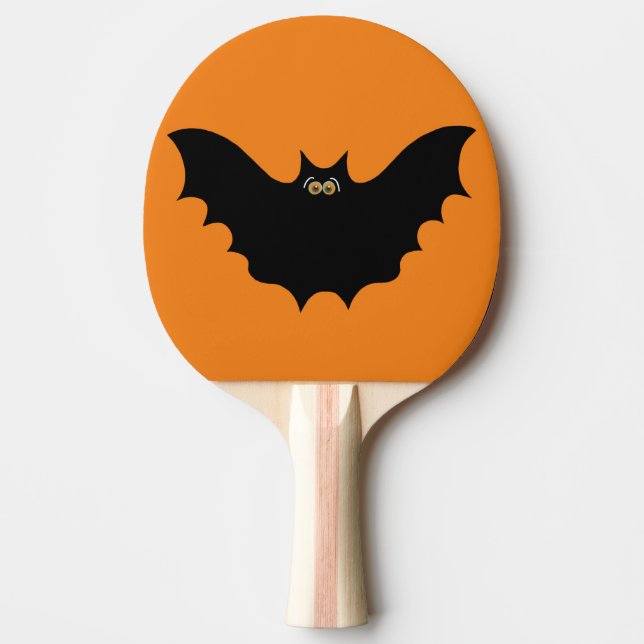Pala De Ping Pong Black Bat de Halloween (Anverso)