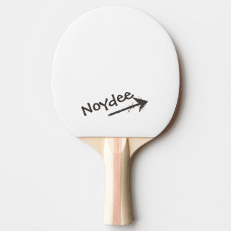 Pala De Ping Pong Black Lettering and Arrow on your