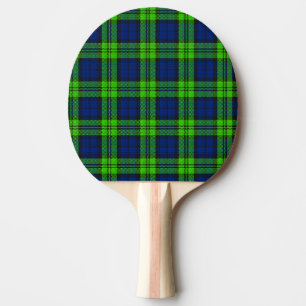 Pala De Ping Pong Blackwatch Plaid Tartan
