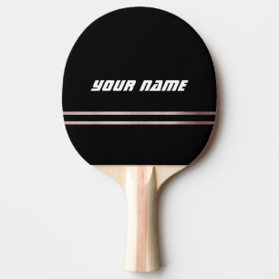 Pala De Ping Pong Blanco blanco negro monogramado personalizado depo