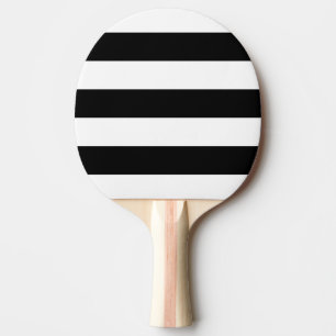 Pala De Ping Pong Blanco moderno, raya negra