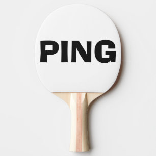 Pala De Ping Pong Blanco negro Pong