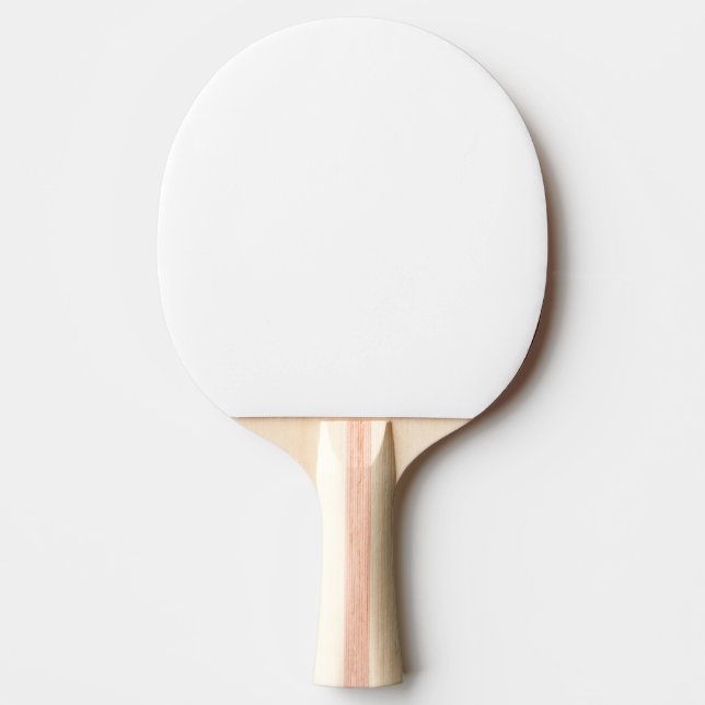 Pala De Ping Pong Blanco sólido (Anverso)