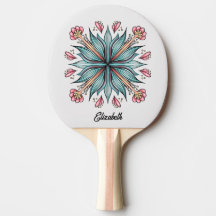 Blooms de primavera: Floral geométrica