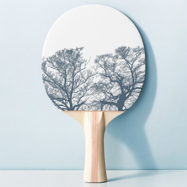 Pala De Ping Pong Blue Bottom Trees Tropical Boho (Subido por el creador)