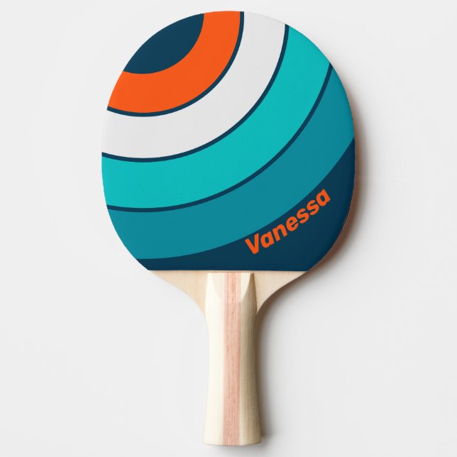 Pala De Ping Pong Bluebottle Echo Circle Stripe with Name (Anverso)